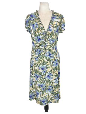 Connected Apparel stretchy floral dress